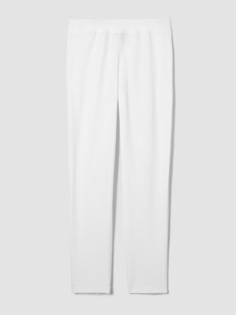 Washable Stretch Crepe Slim Pant