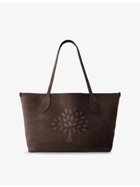 Small Tree Suede Tote Bag