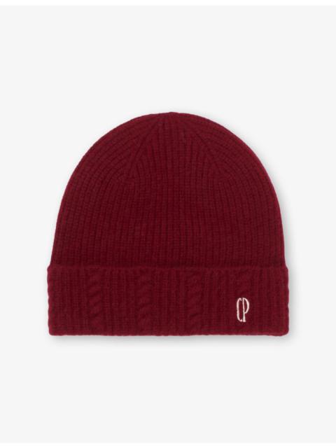 Logo-Embroidered Cashmere Beanie