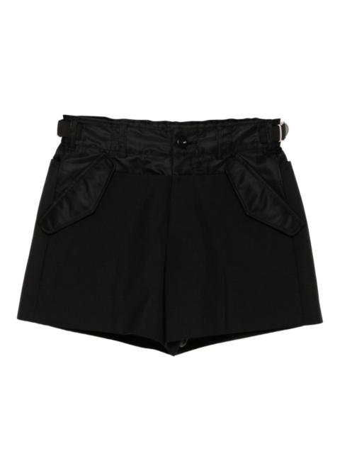 belted pocket shorts