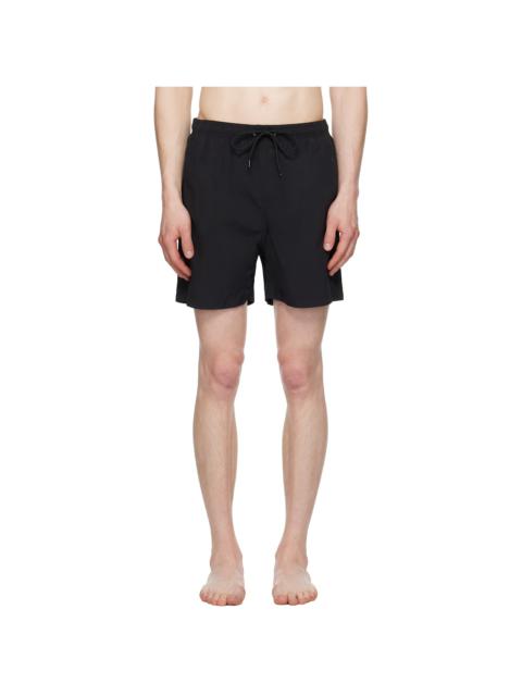 Black Hauge Recycled Nylon Swim Shorts