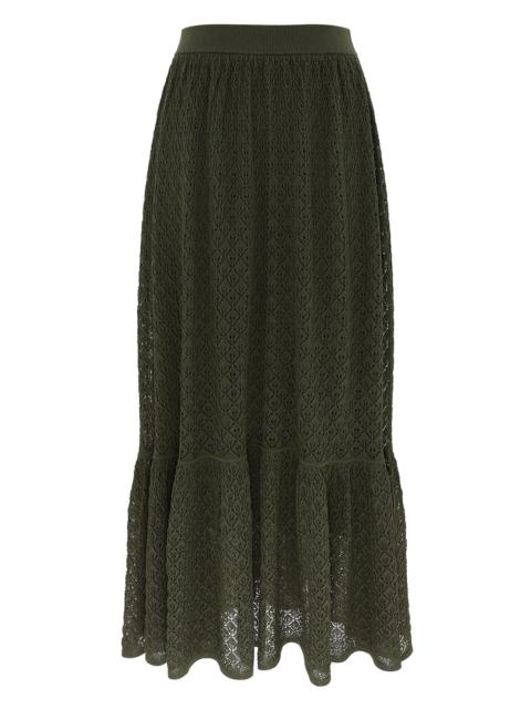 LUNA LACE KNIT MAXI SKIRT