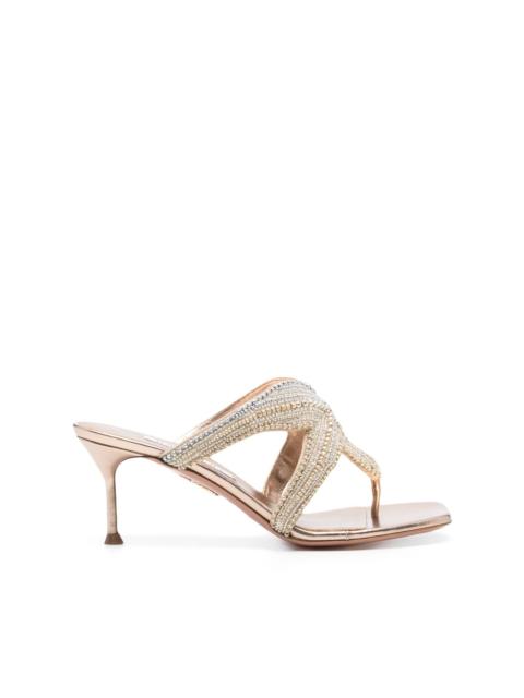 70mm leather sandals