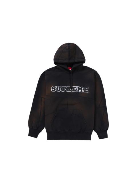 Supreme Patchwork Hooded Sweatshirt Black
