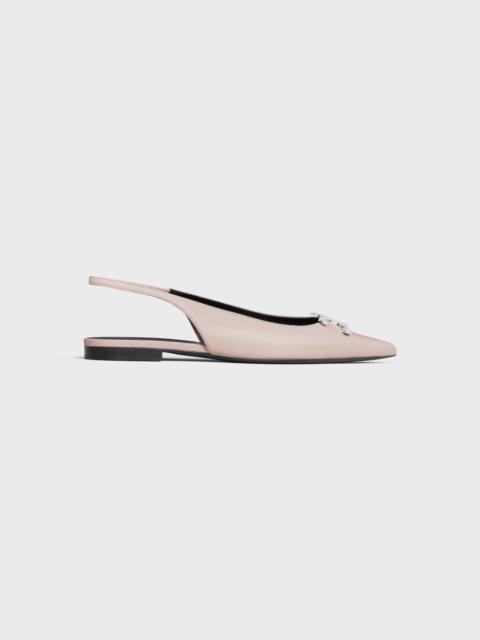 CELINE ALMA TRIOMPHE FLAT SLINGBACK in LAMBSKIN