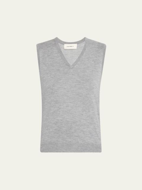 Lauri Sleeveless Cashmere Top