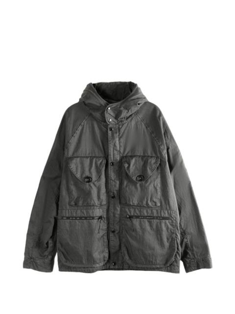 Panama-R hooded button jacket