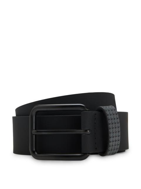 PORSCHE X BOSS BELT IN ITALIAN LEATHER WITH PATTERNED KEEPER