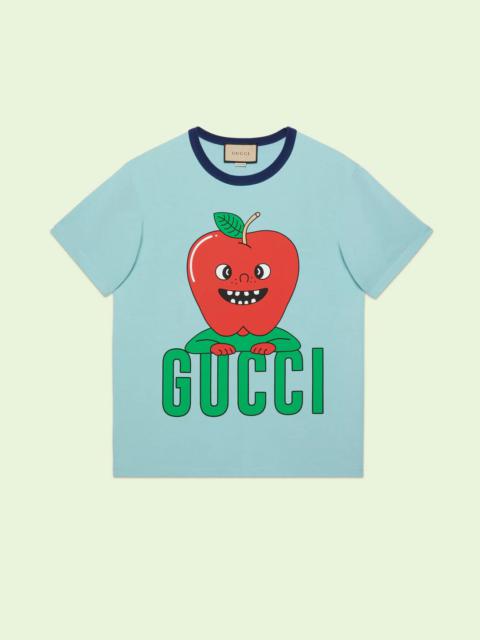 Gucci apple print cotton T-shirt