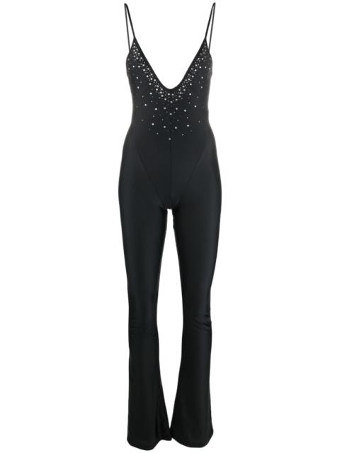 crystal-embellished jumpsuit