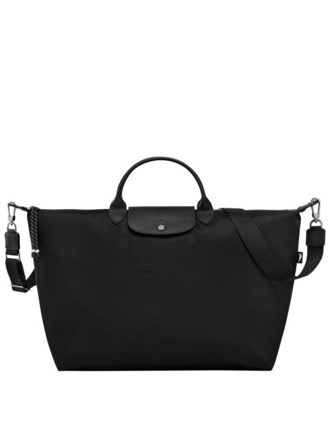 Le Pliage Energy L Travel bag Black - Recycled canvas