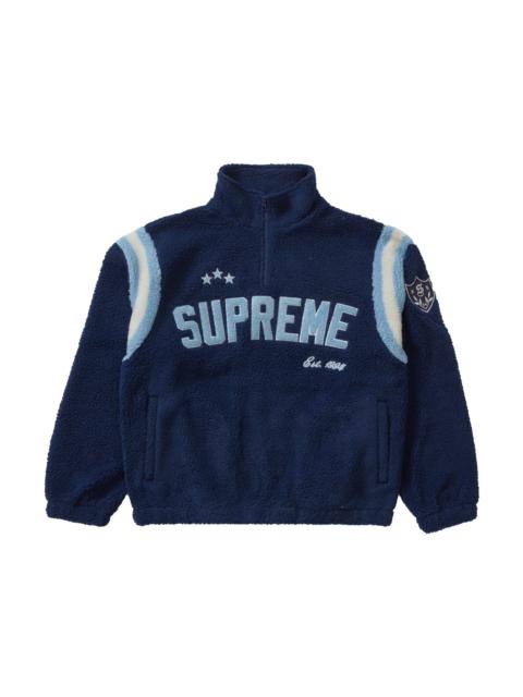 Supreme Arc Half Zip Fleece Pullover Navy