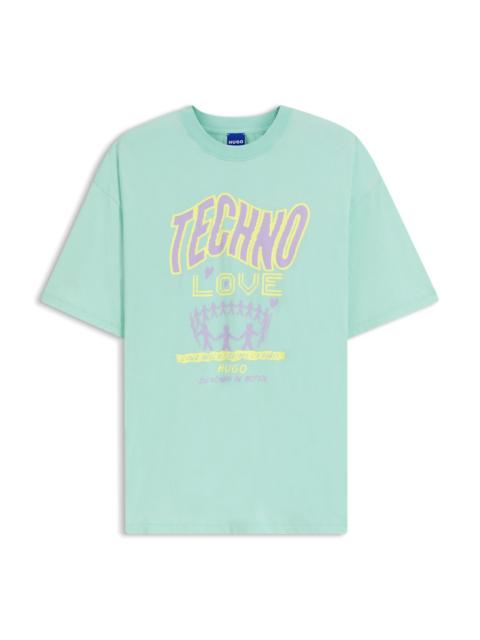 COTTON-JERSEY T-SHIRT WITH PRINTED ARTWORK