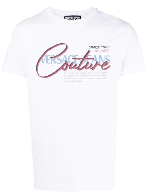 logo-print cotton T-shirt