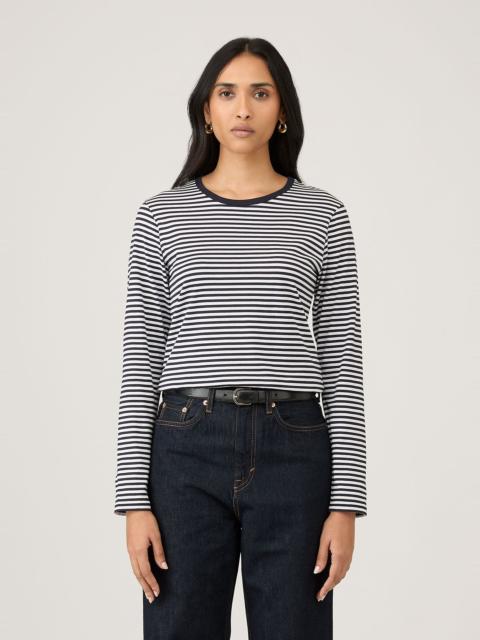 Long Sleeve Crew Neck T‑shirt