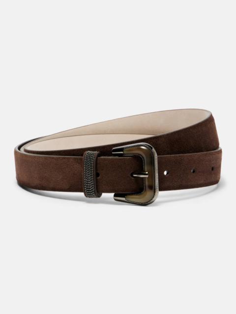 Monili suede belt