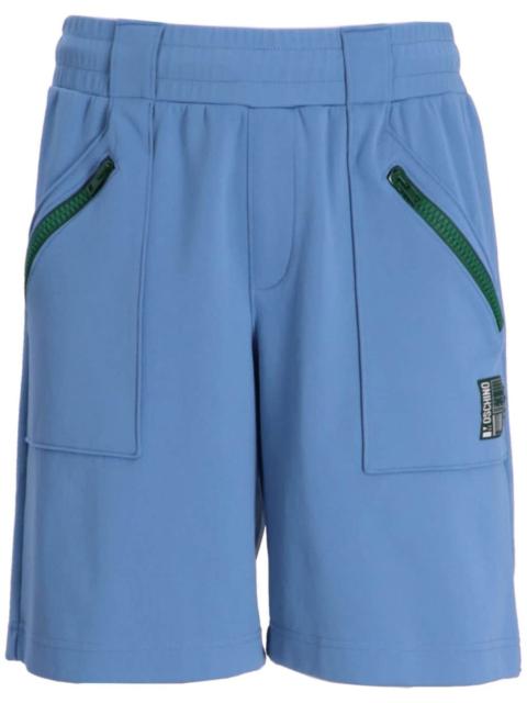 logo-embroidered track shorts