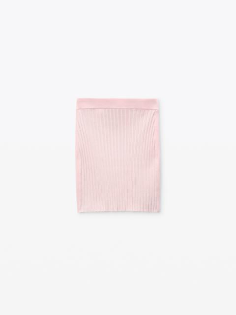 Mini Skirt in Rib-Knit