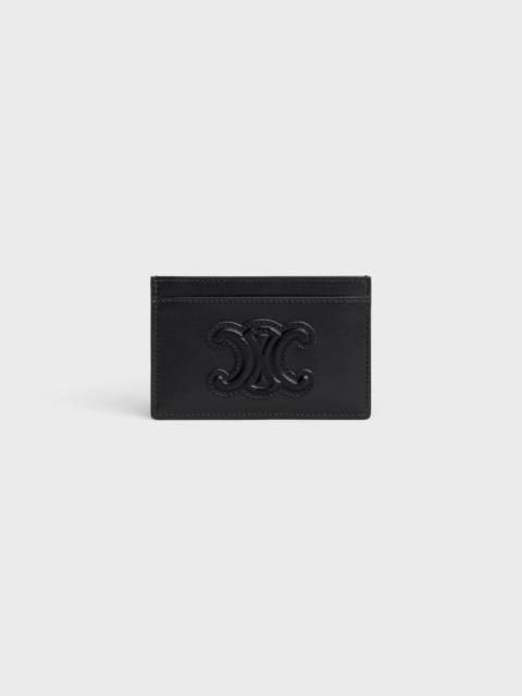 CARD HOLDER CUIR TRIOMPHE IN SHINY CALFSKIN