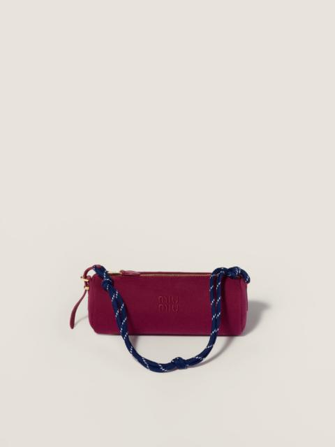 Gabardine  pouch