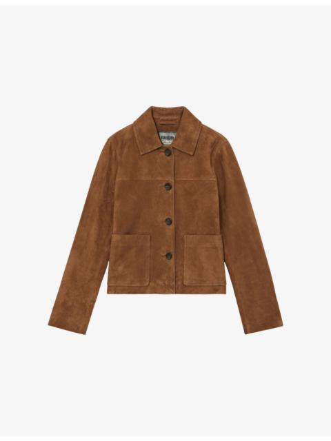 Miller Patch-Pocket Suede Jacket