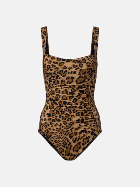 Ava leopard-print swimsuit