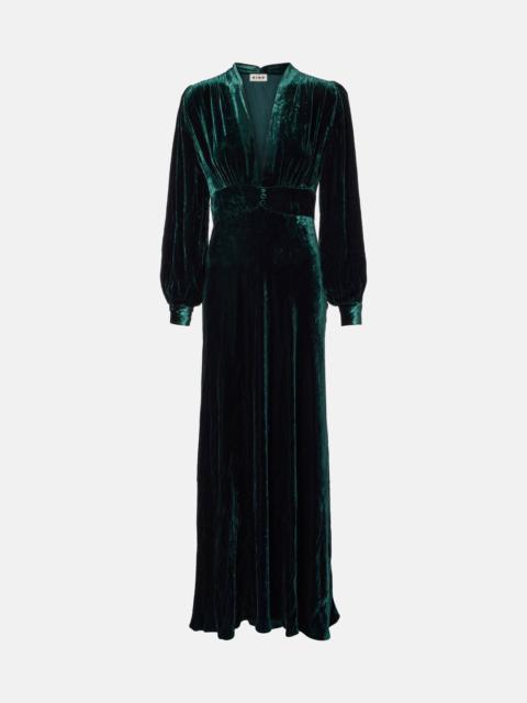 Emory velvet gown