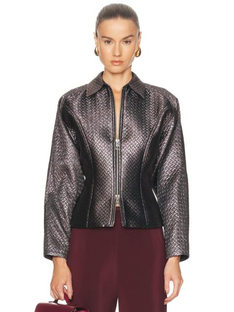 Double Zip Fitted Jacket