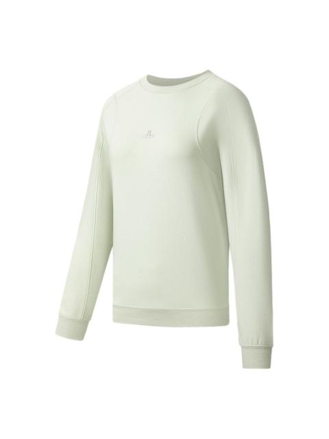 (WMNS) Li-Ning Lifestyle Sportswear Pullover 'Lime Green' AWDS776-4
