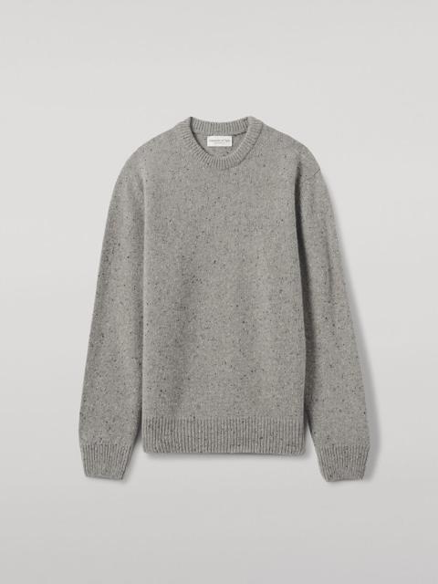Grey Donegal Cashmere Marl Jumper