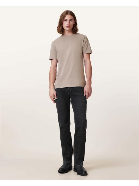 BRACE BRUSHED COTTON CREW NECK T-SHIRT