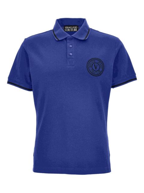 logo-embroidered polo shirt