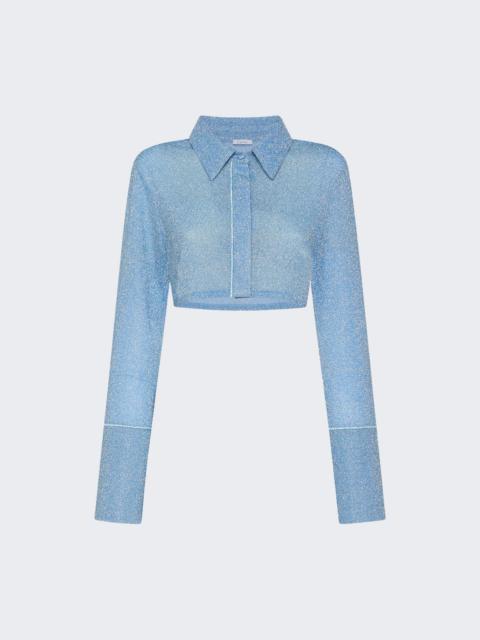 Lumiere Cropped Shirt Crystal