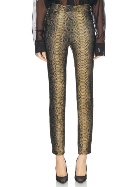 High Waisted Pencil Leg Jeans