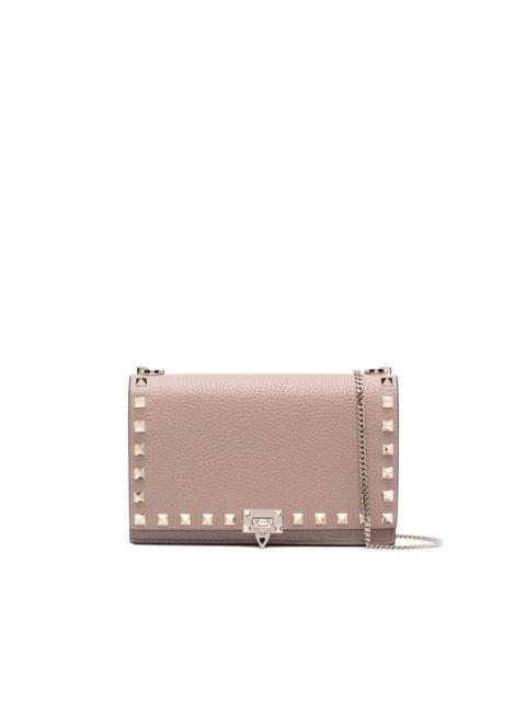 Rockstud leather crossbody bag