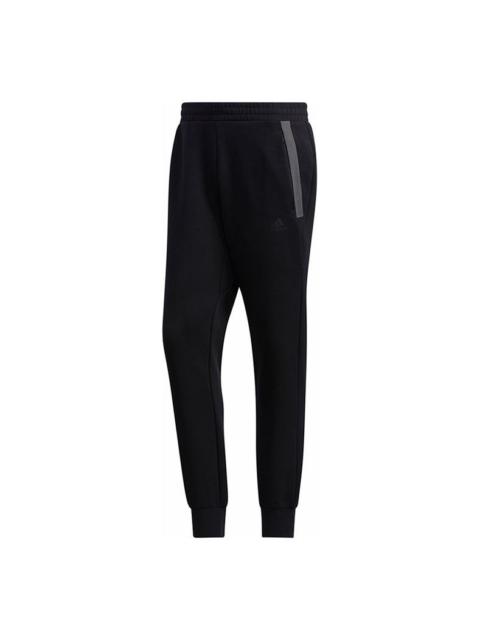 adidas MH Pnt DK ribbed Sports Pants Black GM4409