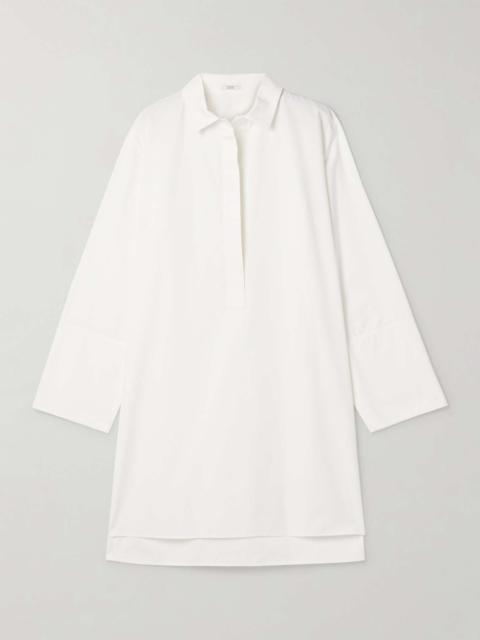 River cotton-poplin tunic White