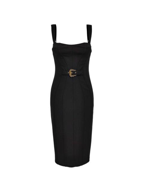 buckle-detail dress