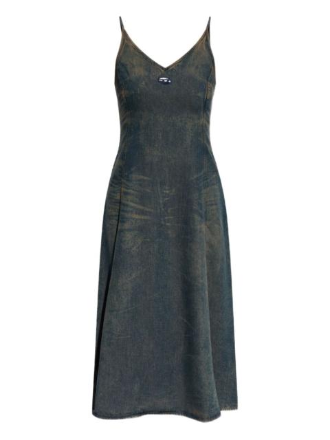 De-Beld-S V-neck denim dress