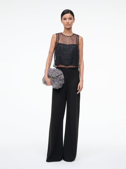 STAUD SERAPHINA TOP STARDUST ONYX