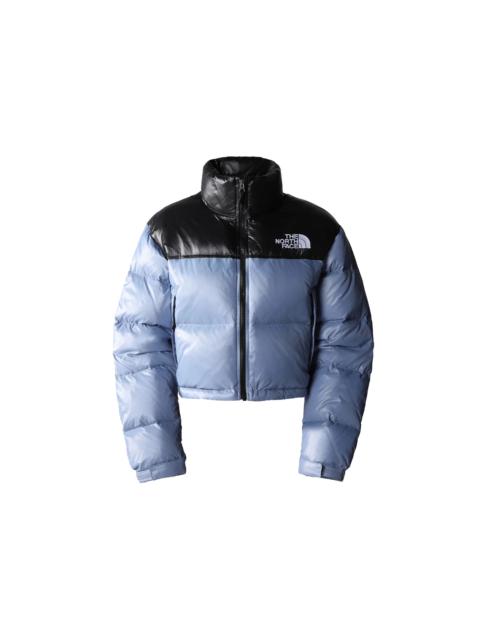 The North Face Women's Nuptse Short Jacket Folk Blue