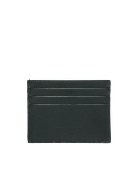logo-debossed cardholder