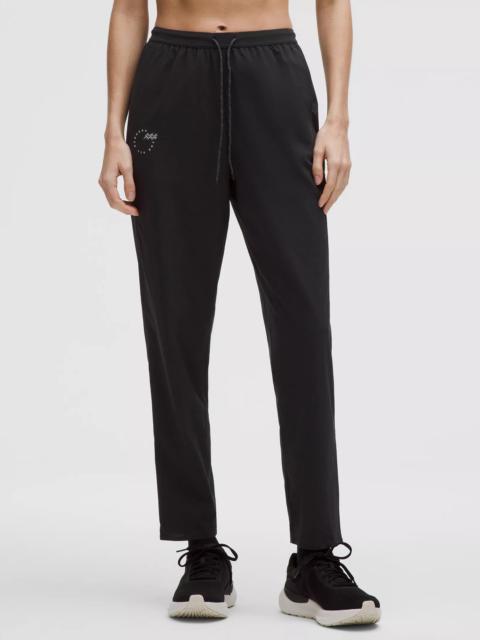 Mile Maker Run Crew Graphic High-Rise Track Pant