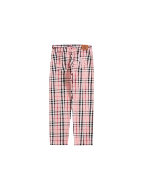 Supreme Burberry Regular Jean Pink