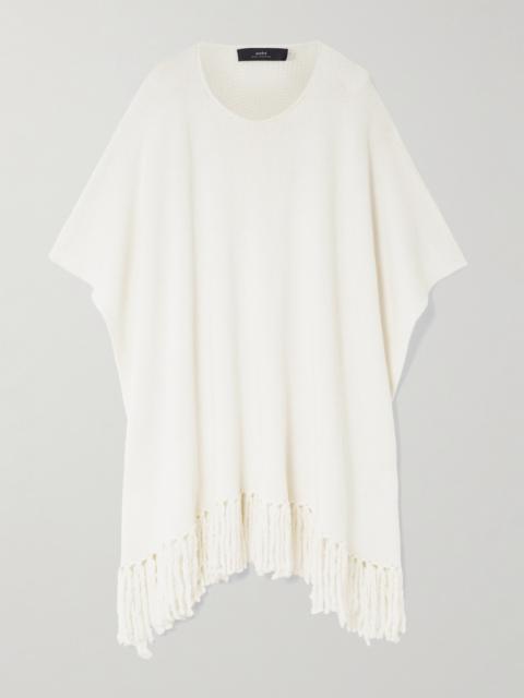 Jules Fringed Cashmere Poncho