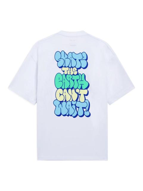 Li-Ning x Persue Cartoon Graphic Loose Fit T-shirt 'White' AHSS295-3