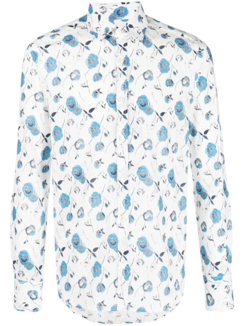 floral print classic shirt