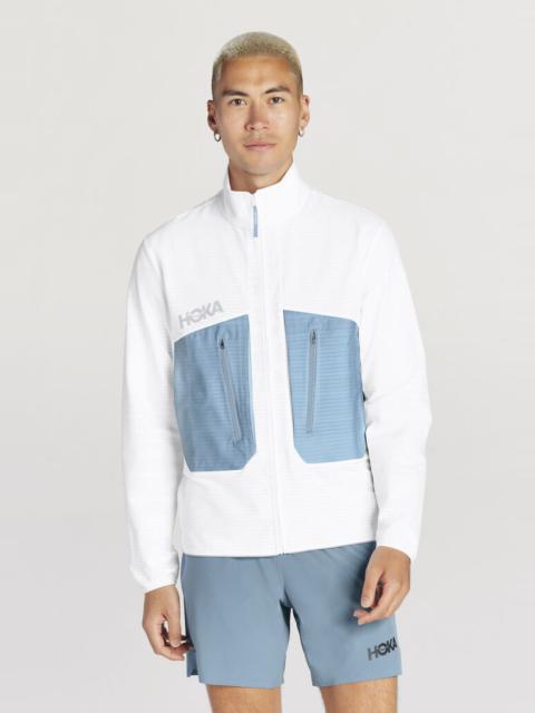 HOKA Men's Mission Full-Zip - 1128272#WHT | REVERSIBLE