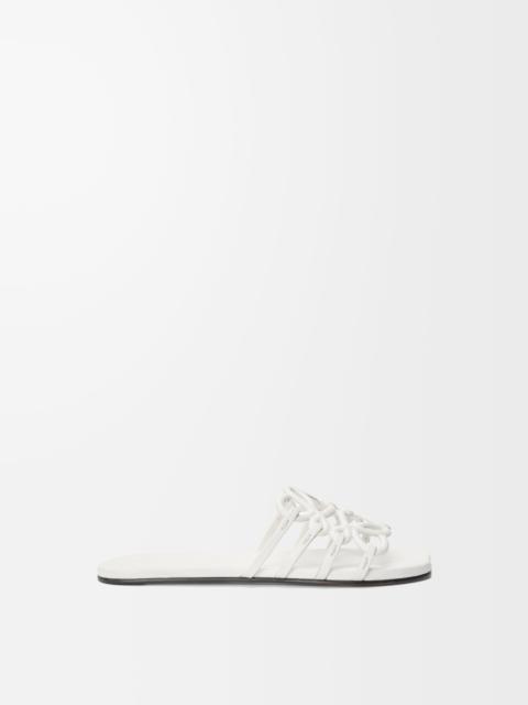 Petal Anagram slide in soft calfskin