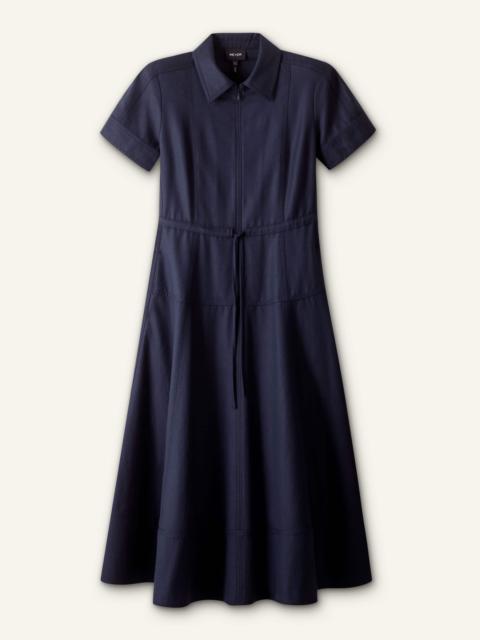 Drawstring Midi Dress